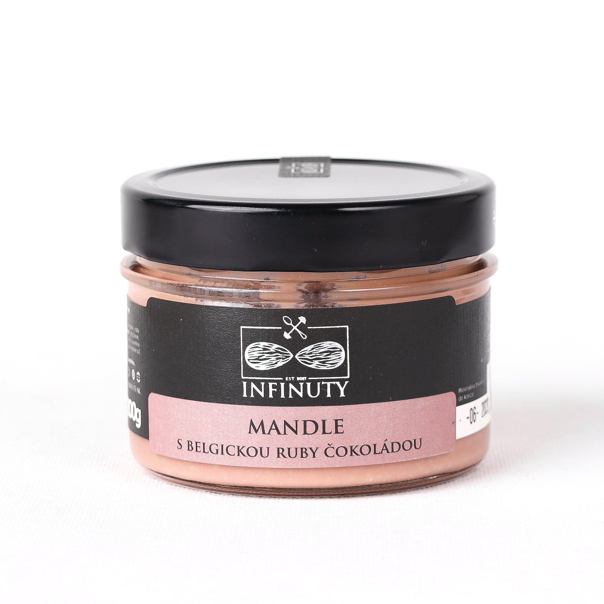 Mandle s belgickou ruby čokoládou - INFINUTY