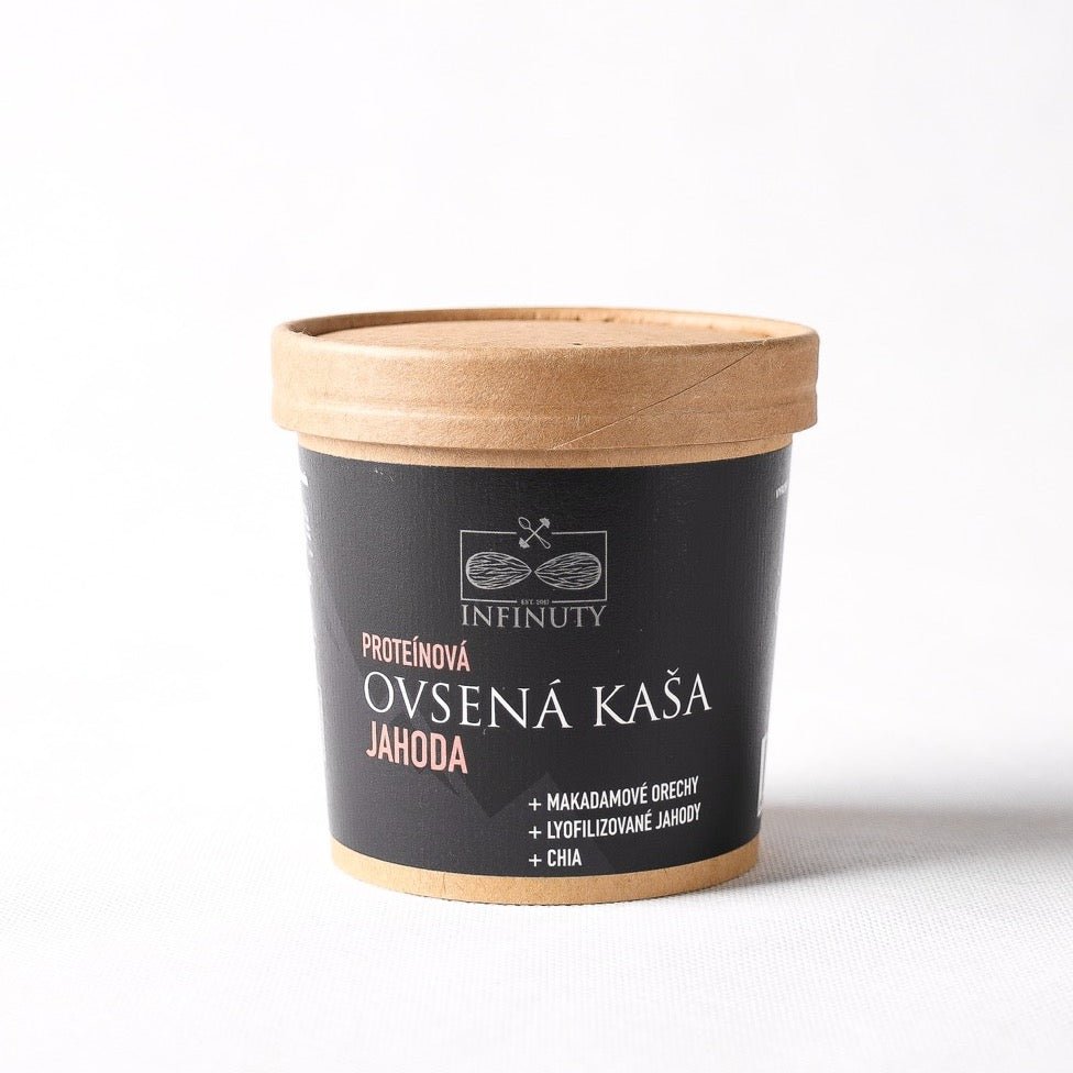 Proteínová ovsená kaša - jahoda - INFINUTY